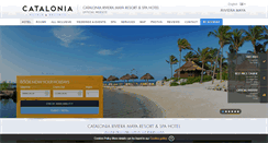 Desktop Screenshot of cataloniarivieramaya.com